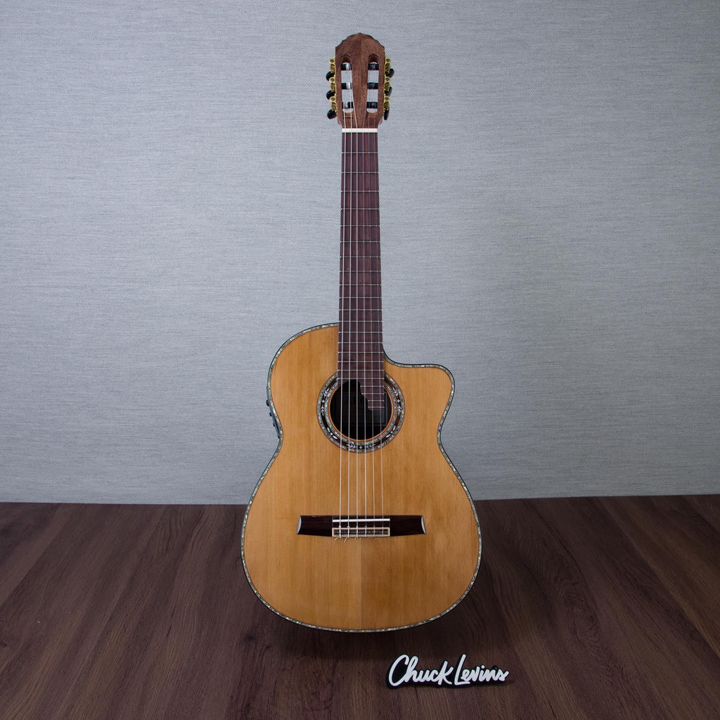 Arce AR5-1-CE-CD Walnut/Cedar Acoustic Electric Cedar - #0122 - View 2 | MusicMarket