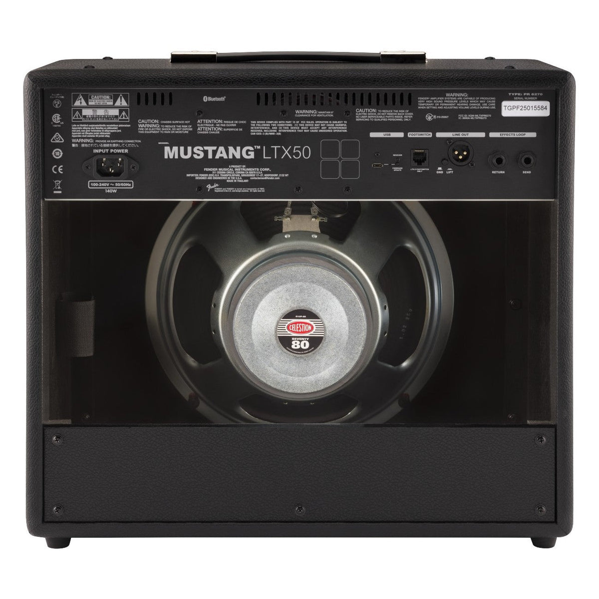 Fender Mustang LTX50 Guitar Combo Amplifier - View 3 | MusicMarket