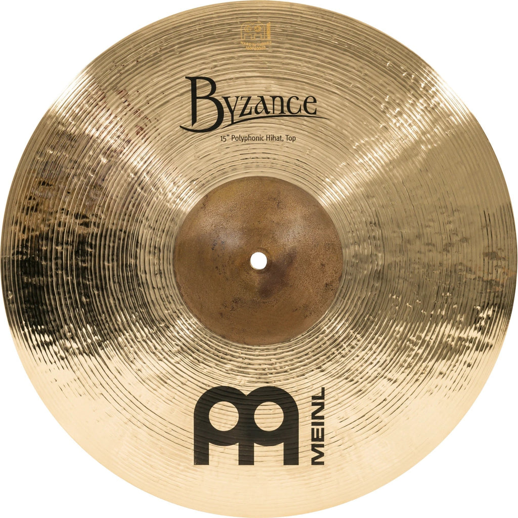 Meinl 15-Inch Byzance Brilliant Polyphonic Hi-Hat Cymbals - View 5 | MusicMarket