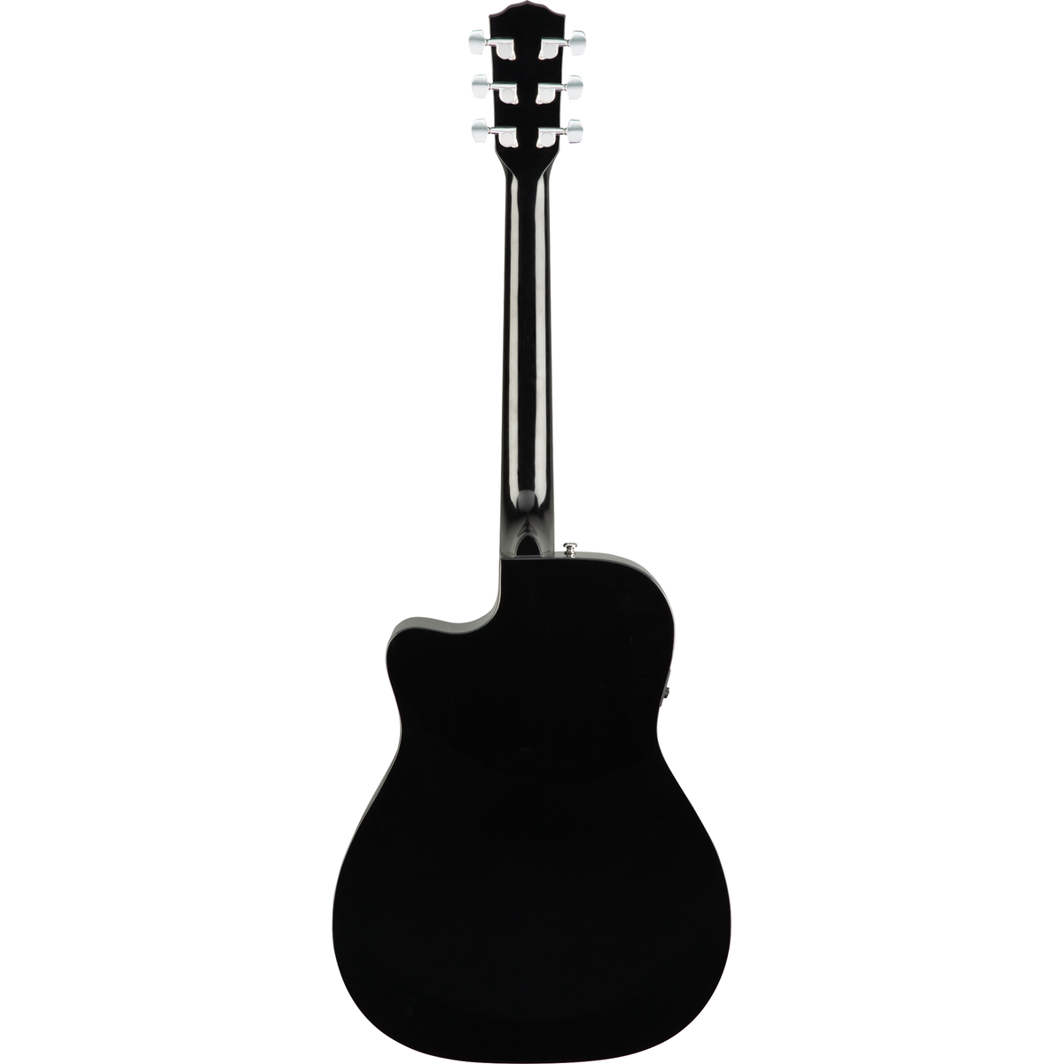 Fender CC-60SCE Concert Acoustic Electric Guitar - Walnut Fingerboard, Black - View 2 | MusicMarket