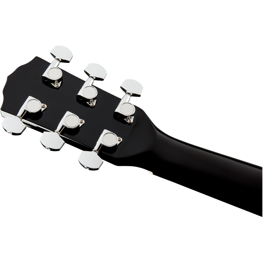 Fender CC-60SCE Concert Acoustic Electric Guitar - Walnut Fingerboard, Black - View 5 | MusicMarket
