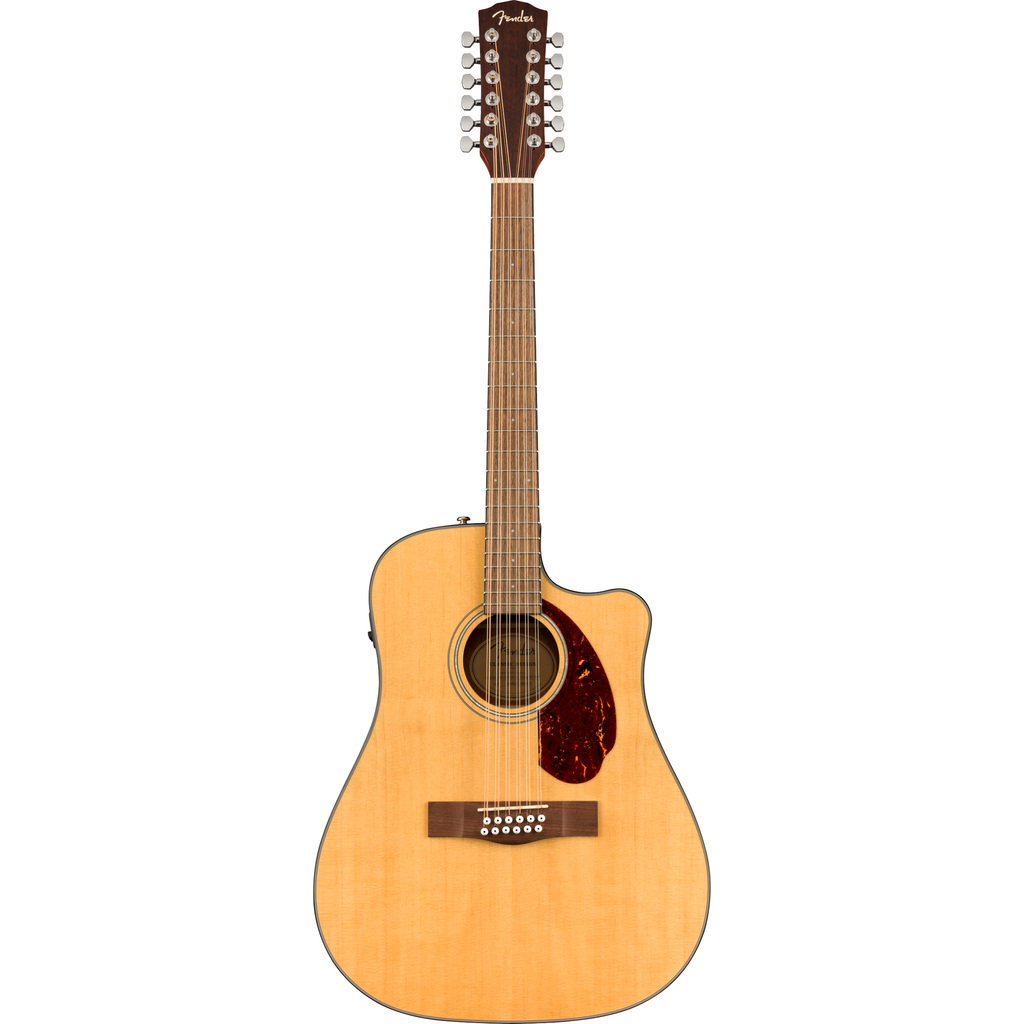 Fender CD-140SCE 12-String Acoustic Electric Guitar -Walnut Fingerboard, Natural - View 2 | MusicMarket