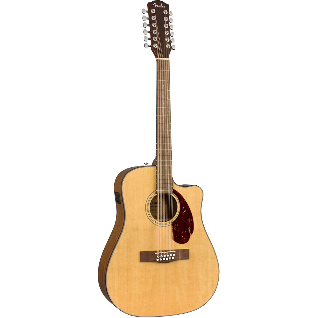 Fender CD-140SCE 12-String Acoustic Electric Guitar -Walnut Fingerboard, Natural - View 4 | MusicMarket