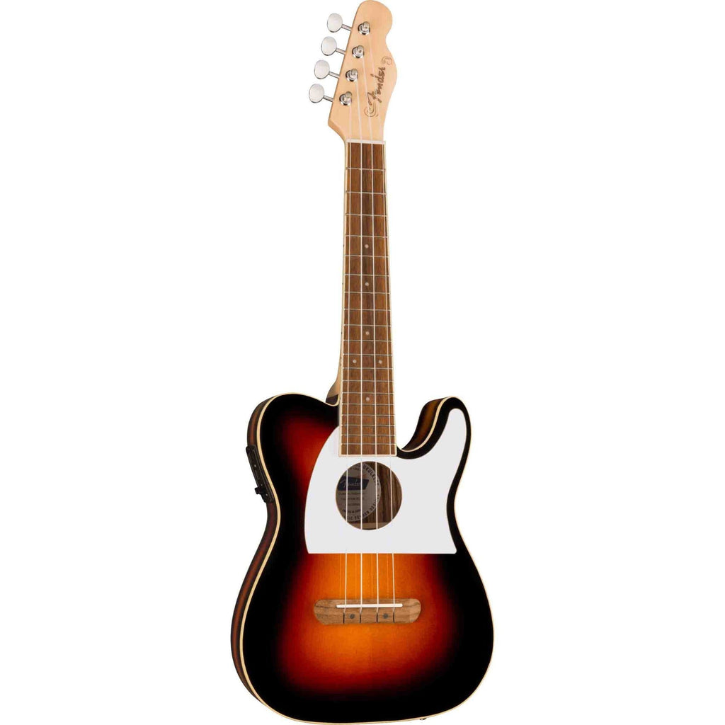 Fender Fullerton Tele Ukulele - 2-Color Sunburst, Walnut Fingerboard - View 4 | MusicMarket