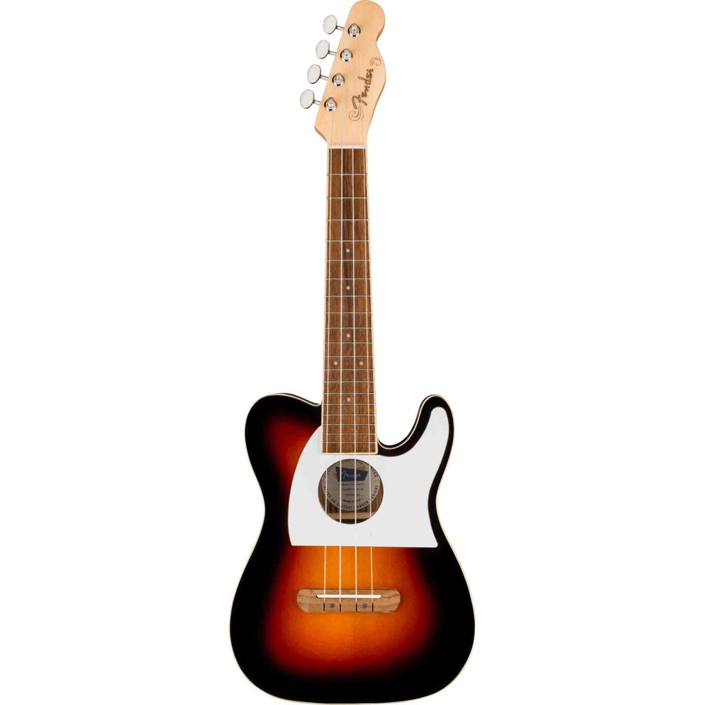 Fender Fullerton Tele Ukulele - 2-Color Sunburst, Walnut Fingerboard - View 2 | MusicMarket