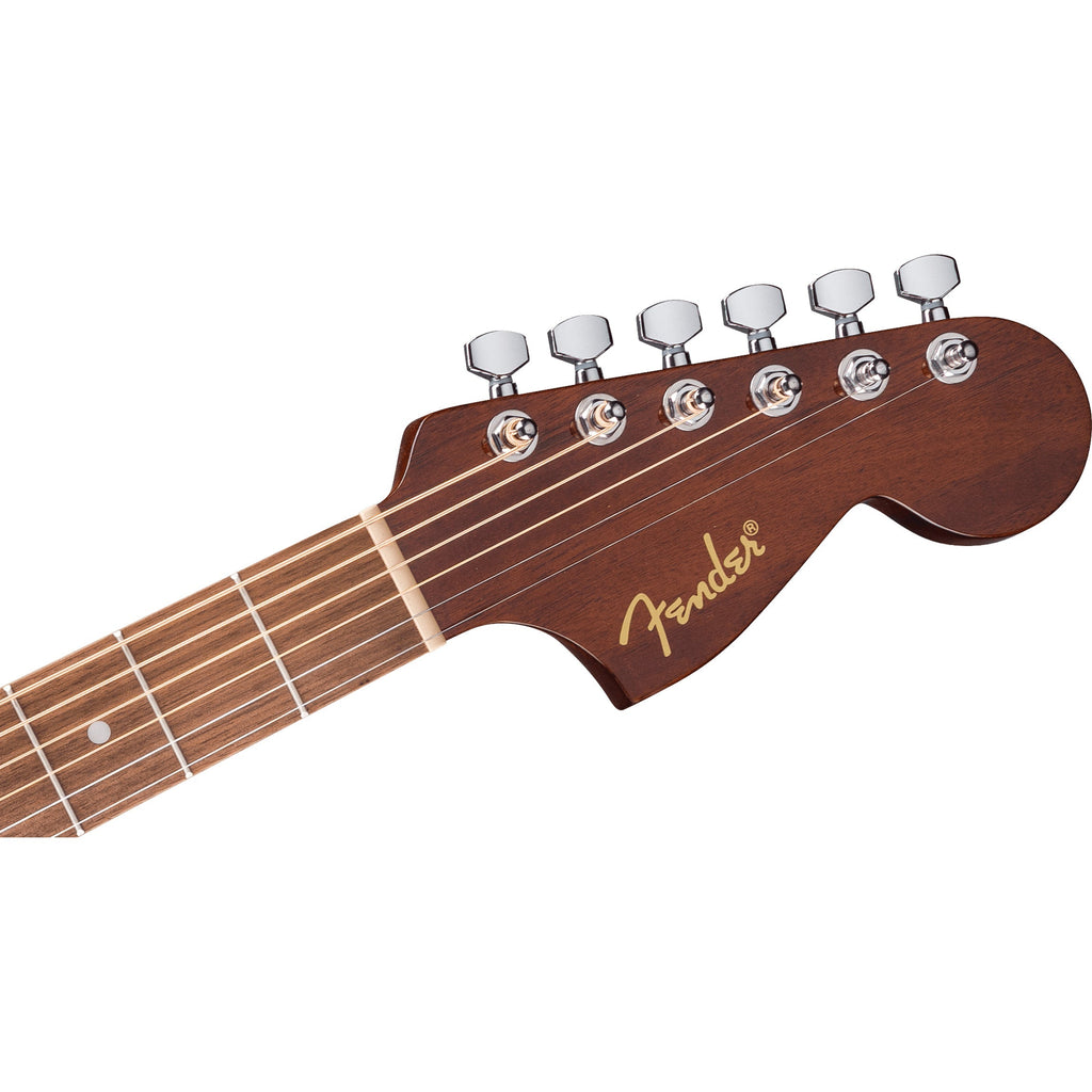 Fender California Standard Monterey E Acoustic Electric - Ivory Pickguard, Natural Sapele - View 4 | MusicMarket