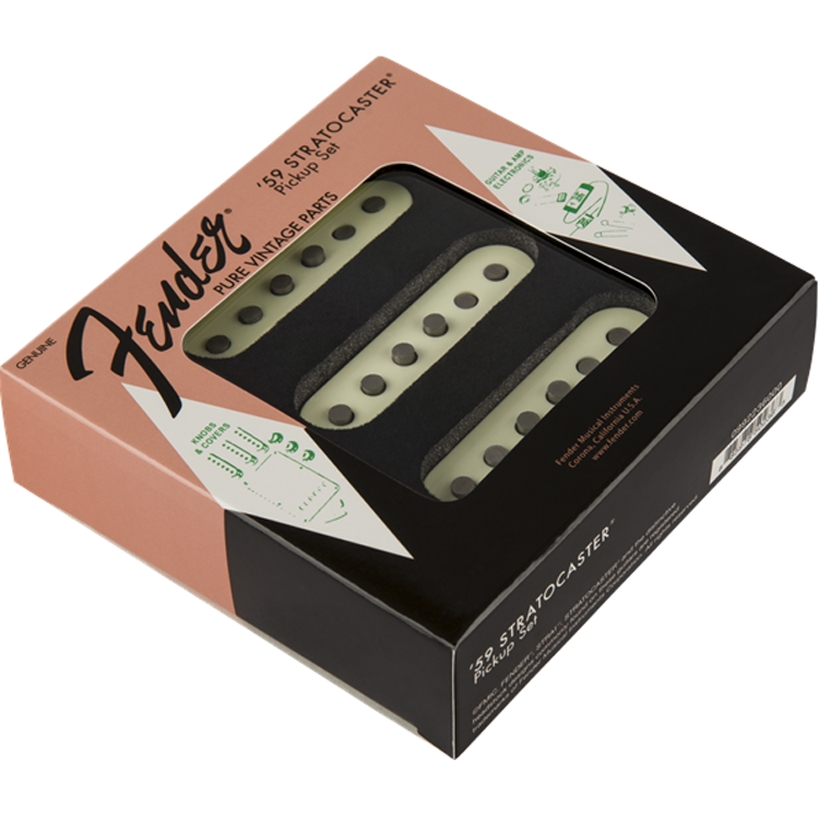 Fender Pure Vintage '59 Strat Pickup Set - Vintage White (3) - View 2 | MusicMarket