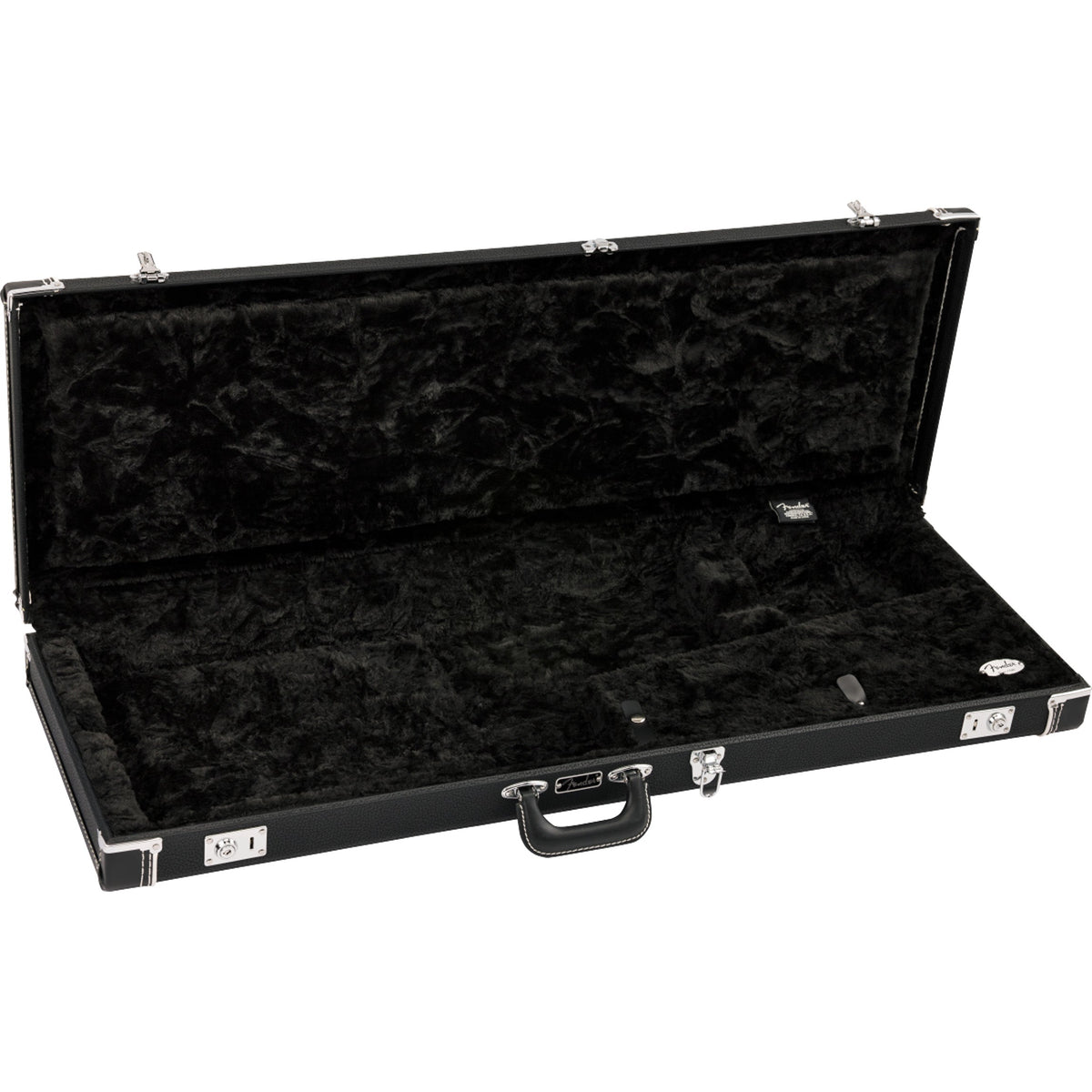 Fender Classic Series Wood Case - Strat/Tele, Left-Hand, Black - View 2 | MusicMarket