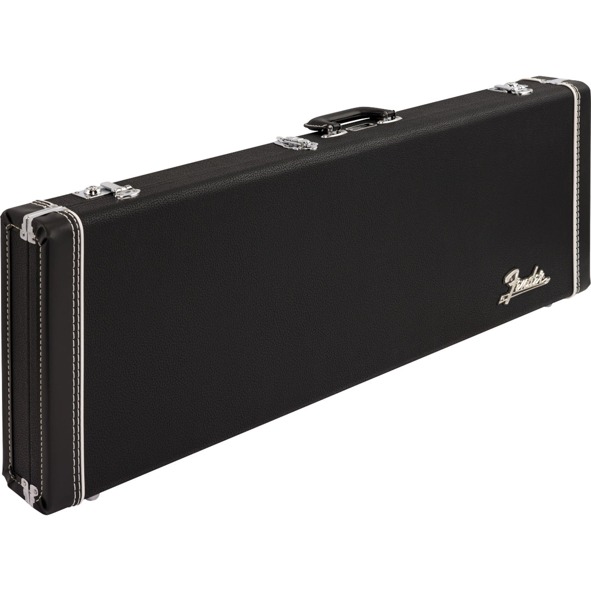 Fender Classic Series Wood Case - Strat/Tele, Left-Hand, Black - MusicMarket