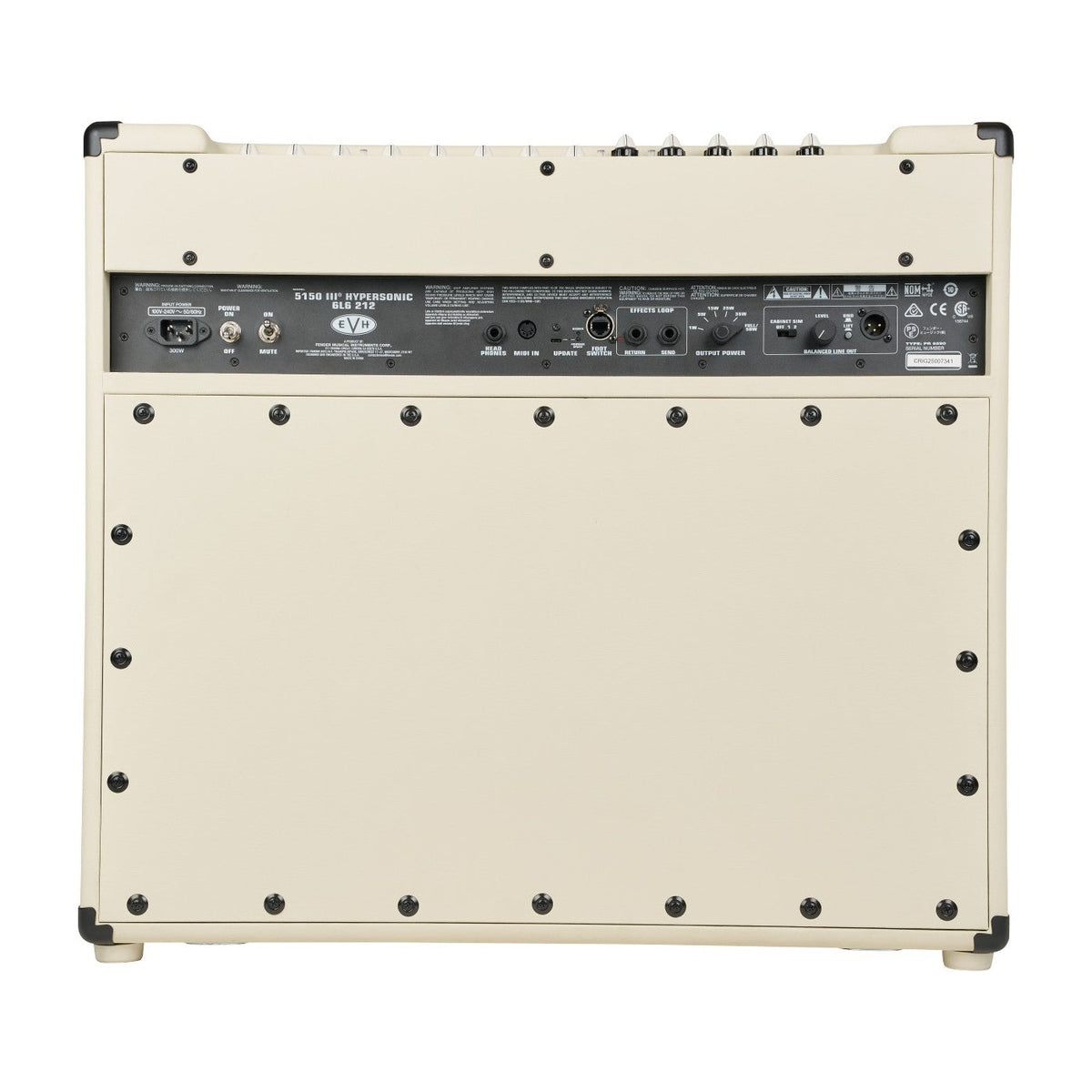 EVH 5150III Hypersonic 6x6 1x12-Inch Electric Guitar Amplifier - Ivory - View 2 | MusicMarket