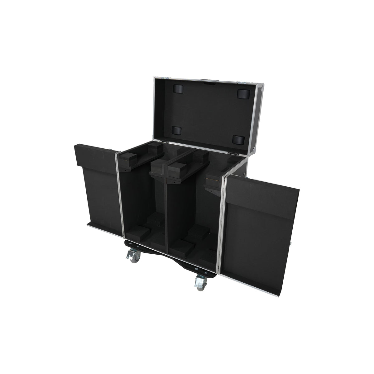 ProX XS-MH30WASHX2W for Two Moving Head Fixtures ATA Flight Style Road Case with Casters - MusicMarket