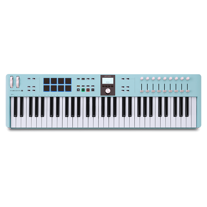 Arturia Keylab Essential 61 MK3 MIDI Controller - Aquamarine - MusicMarket