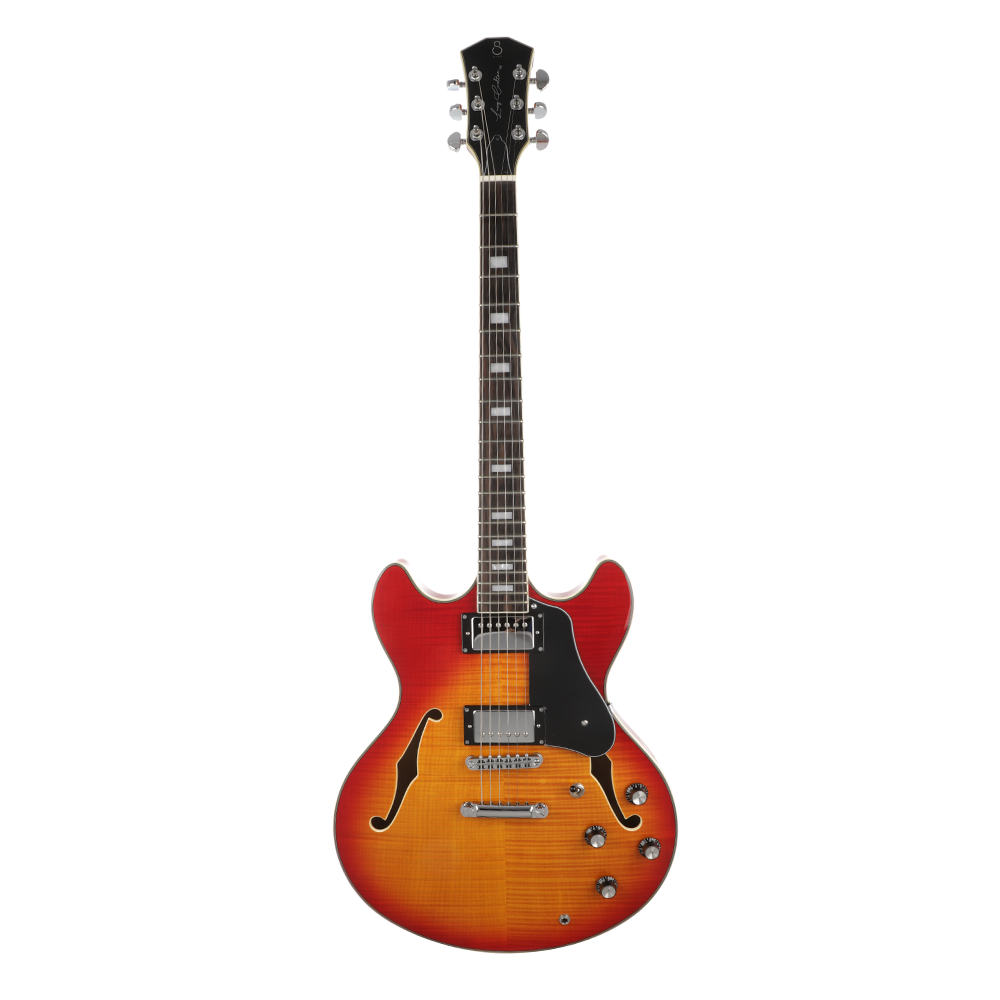 Sire Larry Carlton H7 Semi-Hollow Guitar - Cherry Sunburst - MusicMarket