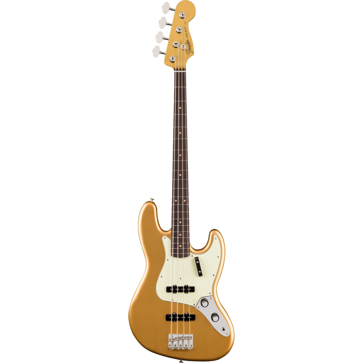 Fender Vintera III Early '60s Jazz Electric Bass Guitar, Rosewood Fingerboard - Aztec Gold - MusicMarket
