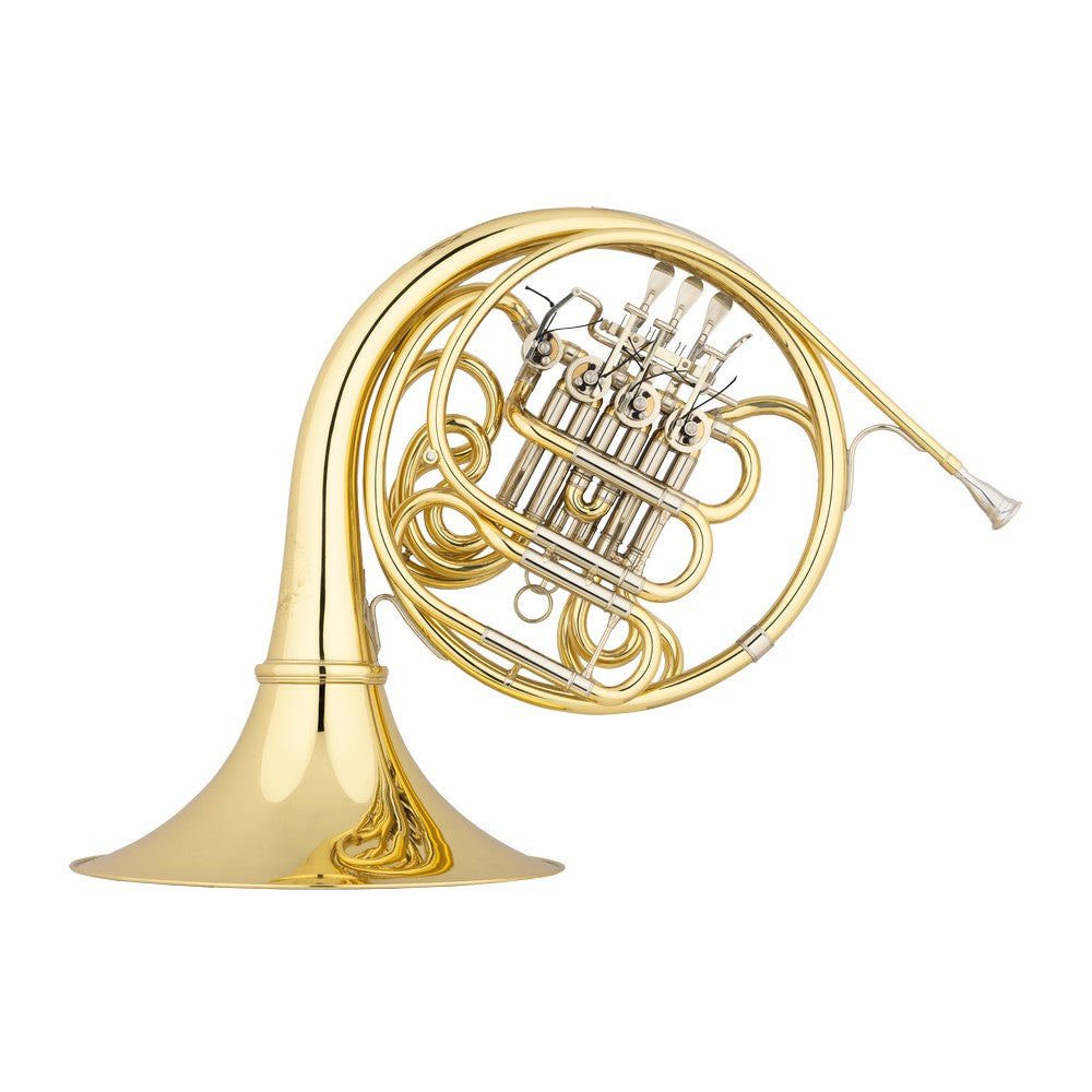 S.E. Shires Q21 F/Bb Double French Horn - Yellow Brass - Detachable Bell - Unlacquered - View 2 | MusicMarket