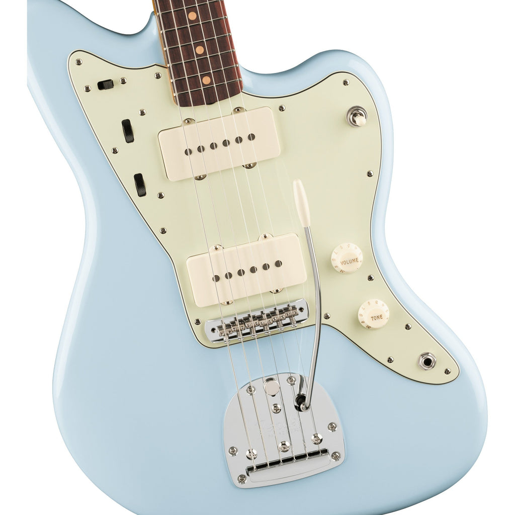 Fender Vintera III Mid '60s Jazzmaster Electric Guitar, Rosewood Fingerboard - Sonic Blue - View 3 | MusicMarket