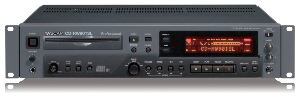 Tascam CD-RW901SL Professional CD Recorder - MusicMarket