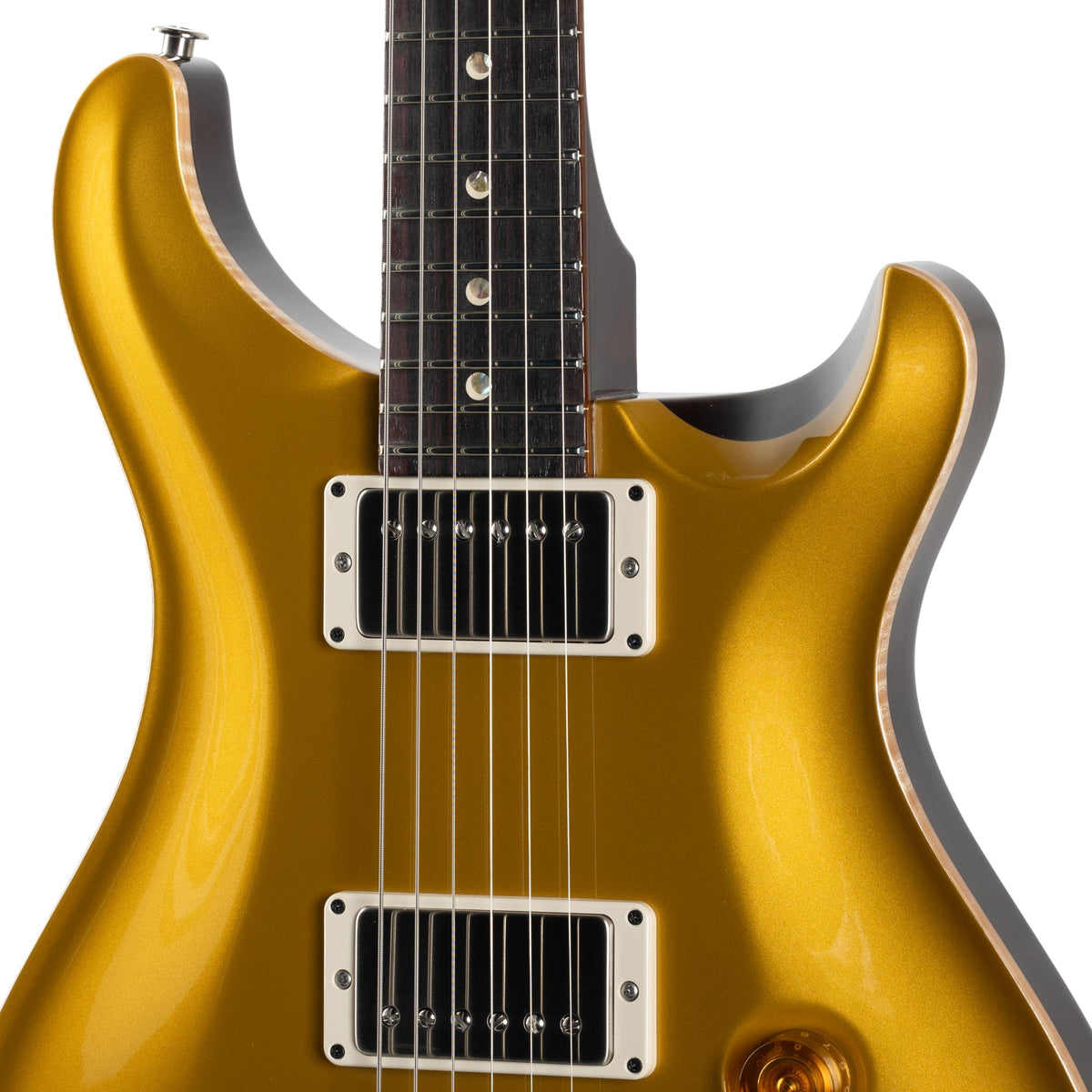 PRS DGT Electric Guitar with Moons Inlay, Gold Top - View 8 | MusicMarket