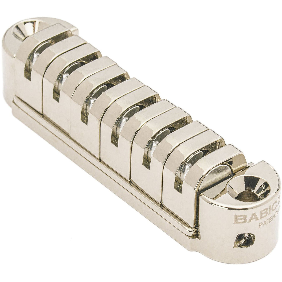 Babicz Full Contact FCH Tune-O-Matic Style Bridge - Nickel - MusicMarket