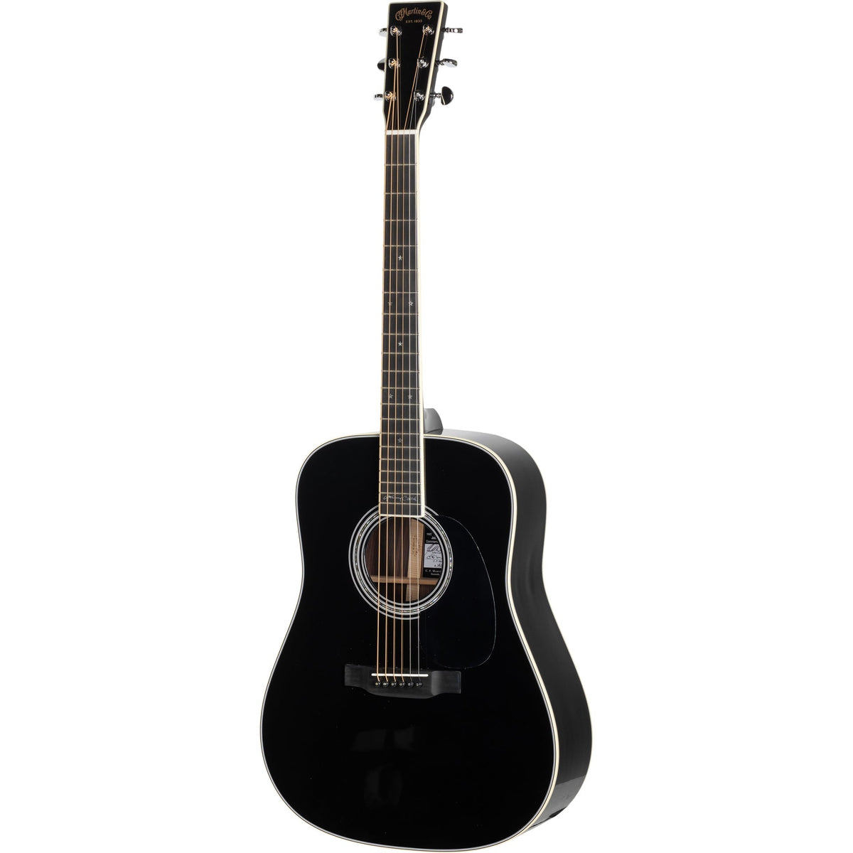 Martin D-35 Johnny Cash Special Edition Acoustic Guitar - Black - View 4 | MusicMarket
