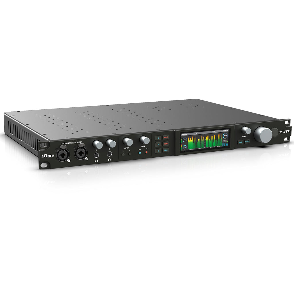 MOTU 10pre 26x28 Thunderbolt 4/USB4 Audio Interface - View 2 | MusicMarket