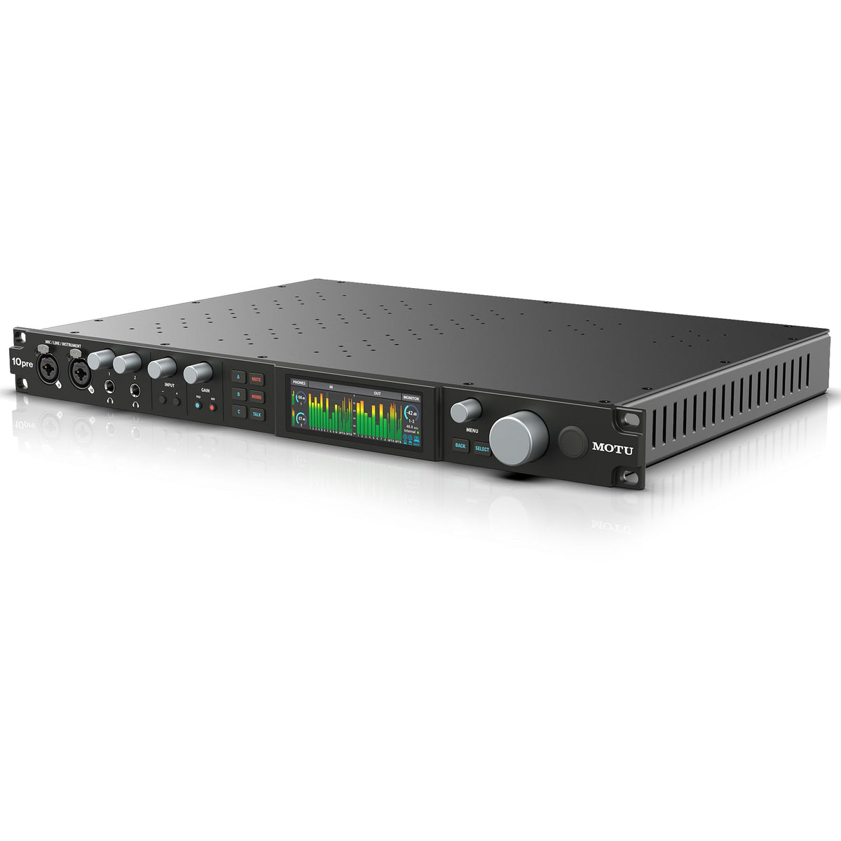 MOTU 10pre 26x28 Thunderbolt 4/USB4 Audio Interface - View 3 | MusicMarket