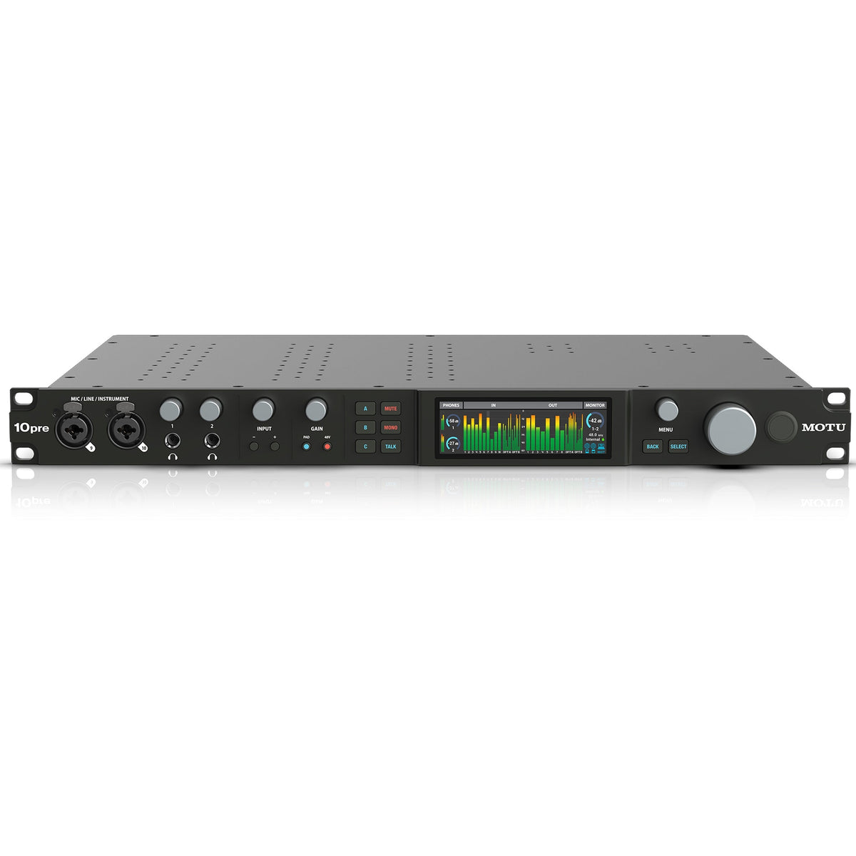 MOTU 10pre 26x28 Thunderbolt 4/USB4 Audio Interface - View 4 | MusicMarket