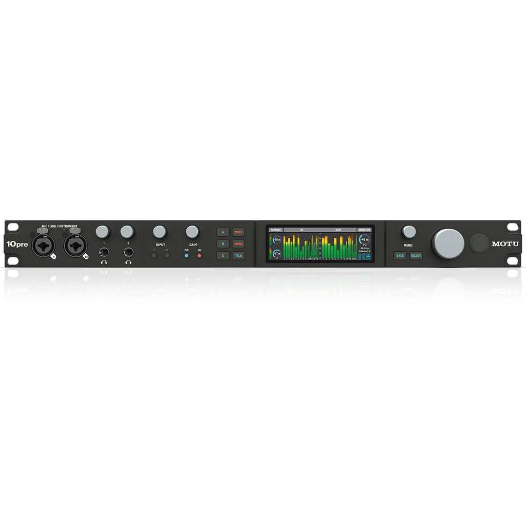 MOTU 10pre 26x28 Thunderbolt 4/USB4 Audio Interface - MusicMarket