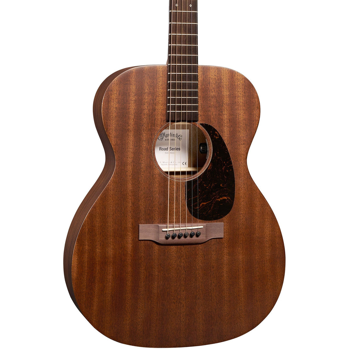 Martin 000-10E Retro Sapele Acoustic Electric Guitar - Dark Mahogany - MusicMarket