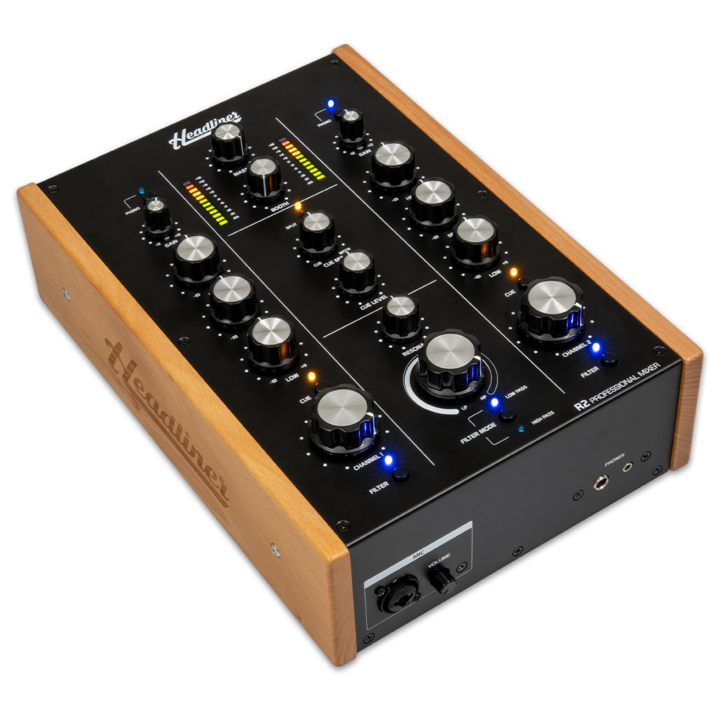 Headliner R2 2-Channel Rotary DJ Mixer - View 3 | MusicMarket