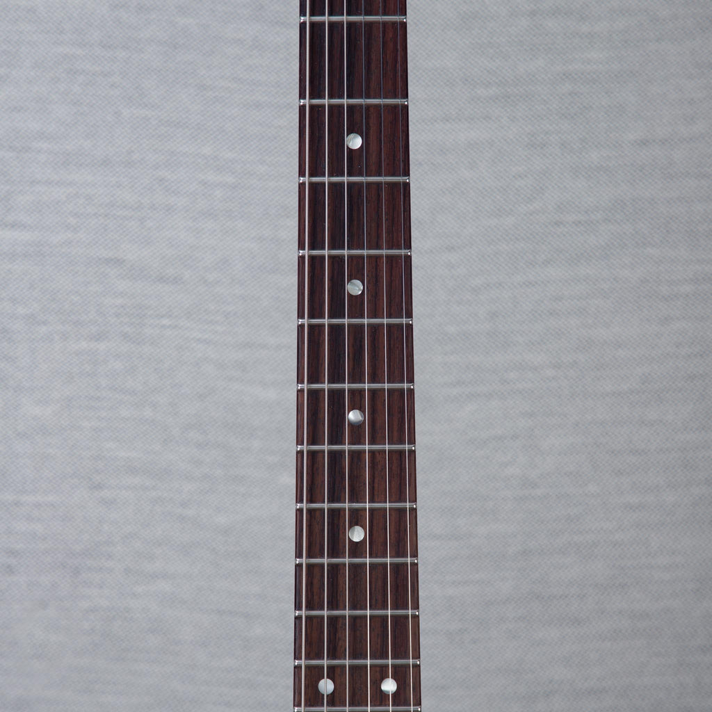 Novo Guitars Serus J Electric Guitar - FOF Lake Como Blue over 64 3-Tone Burst - #26097 - View 4 | MusicMarket