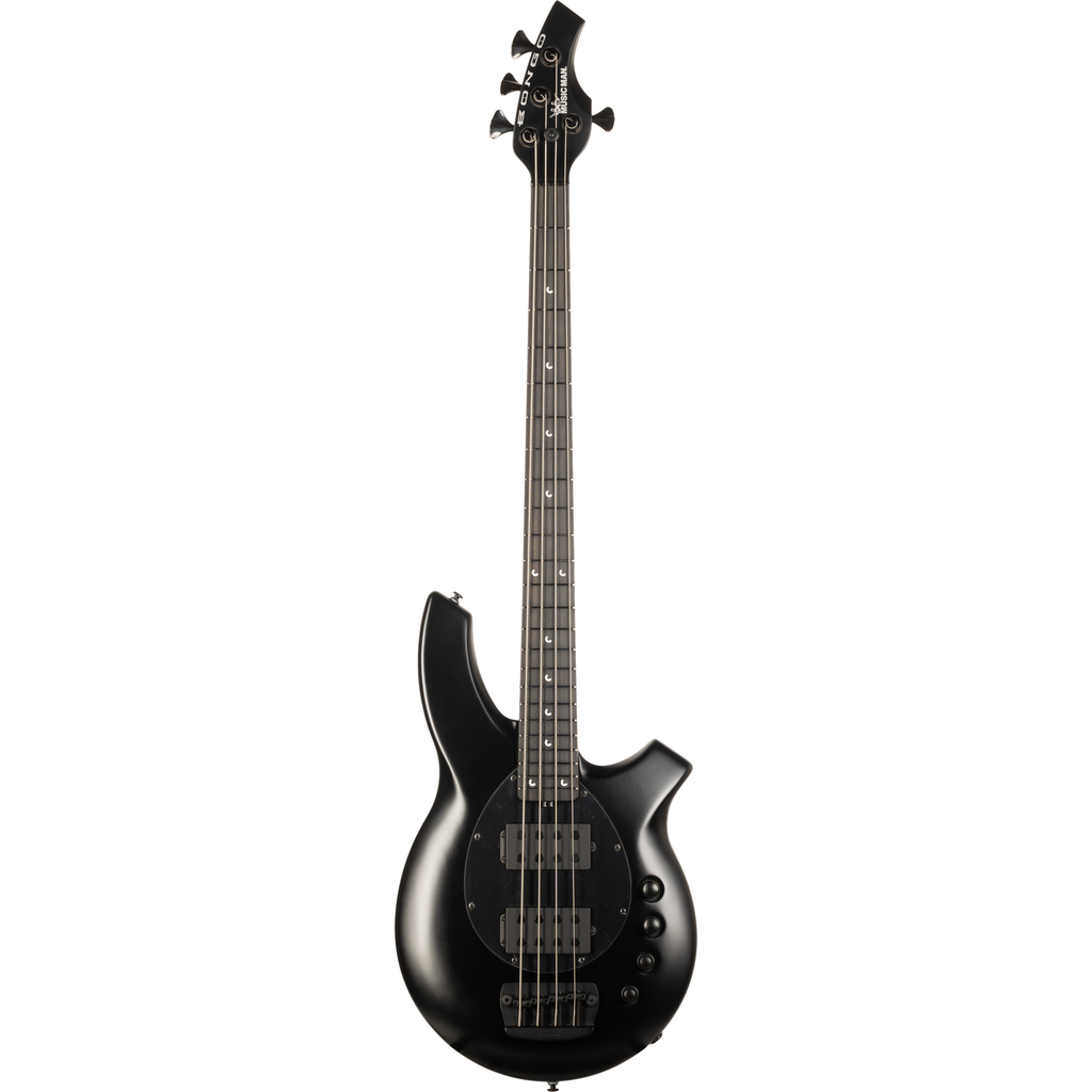 Ernie Ball Music Man Bongo HH 4-String Electric Bass Guitar - Stealth Black - View 2 | MusicMarket