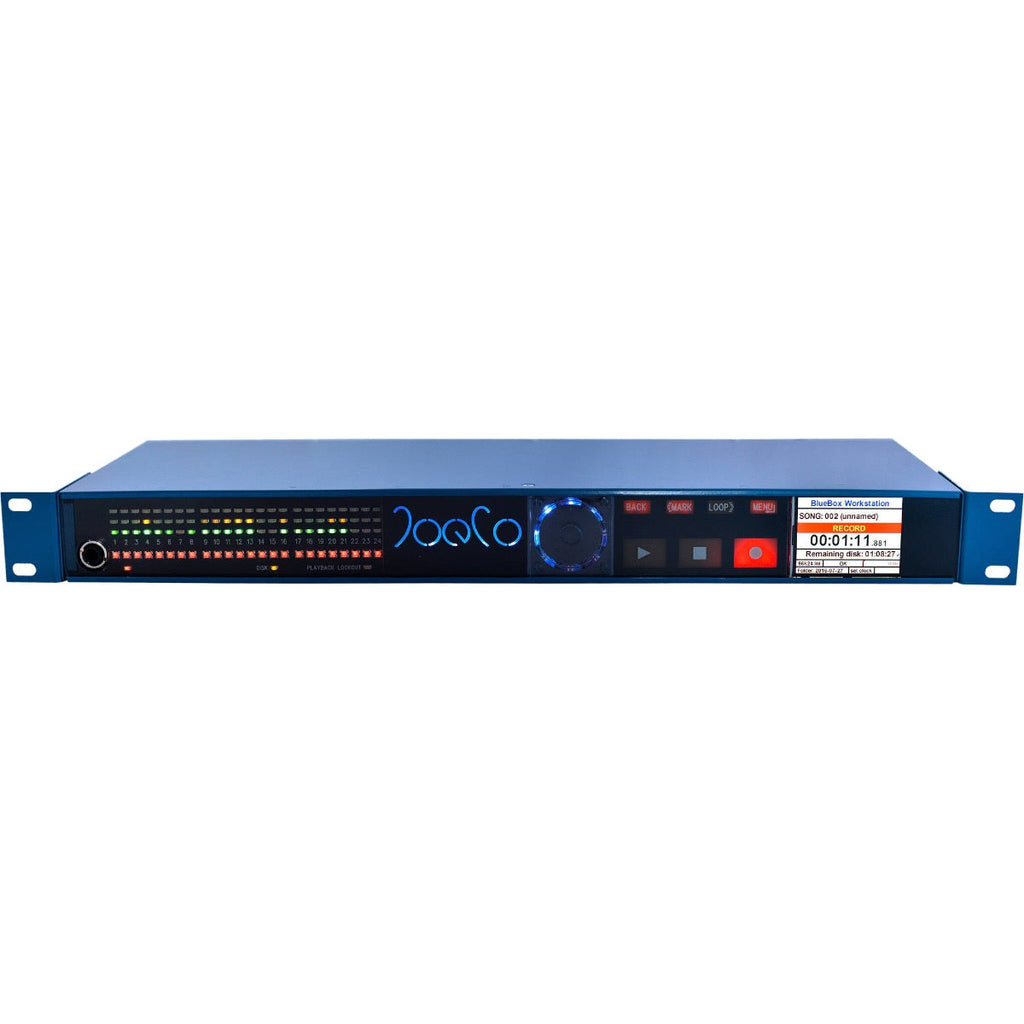 JoeCo Bluebox Workstation Interface Recorder with 40 Inputs and 24 Outputs - MusicMarket
