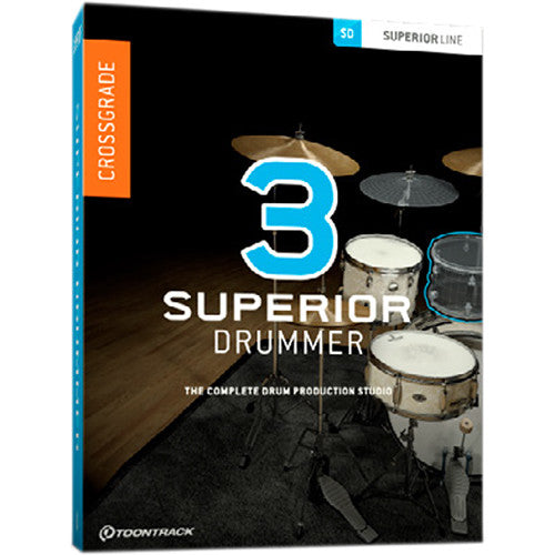 Toontrack Superior Drummer 3 Crossgrade - Virtual Instrument and Drum Production Plug-In - MusicMarket