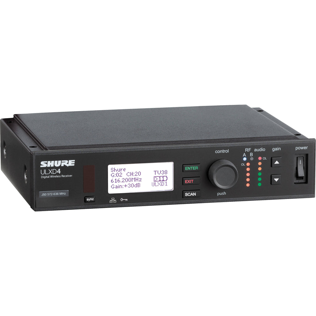 Shure ULXD4 Digital Wireless Receiver - J50A Band - MusicMarket