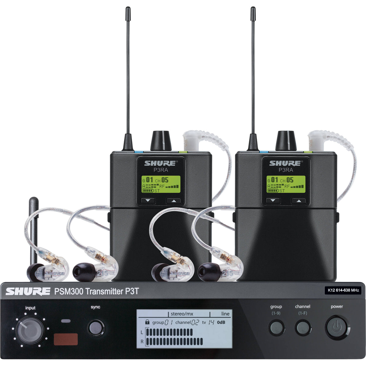 Shure PSM300 Twin Pack Pro - J13 Frequency - MusicMarket