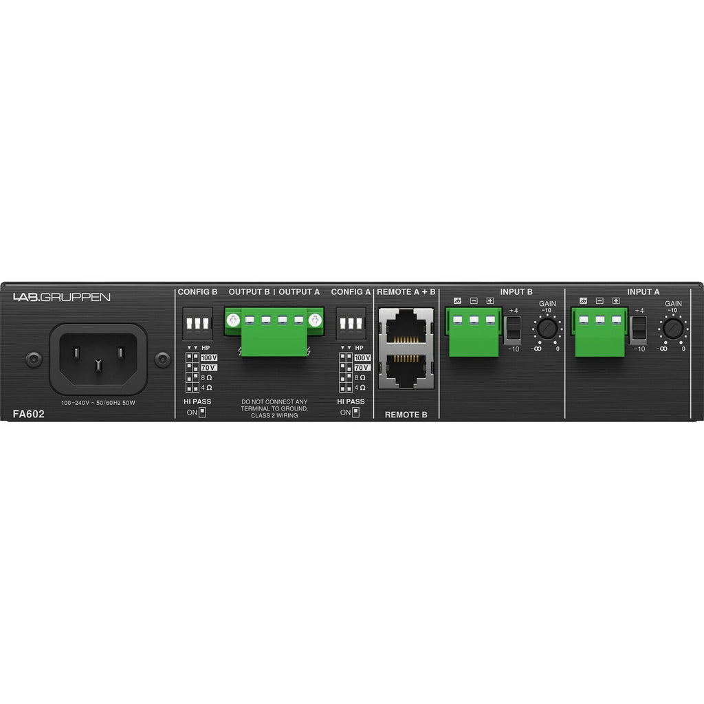 Lab Gruppen FA602 2 x 60W Commercial Amplifier - View 3 | MusicMarket