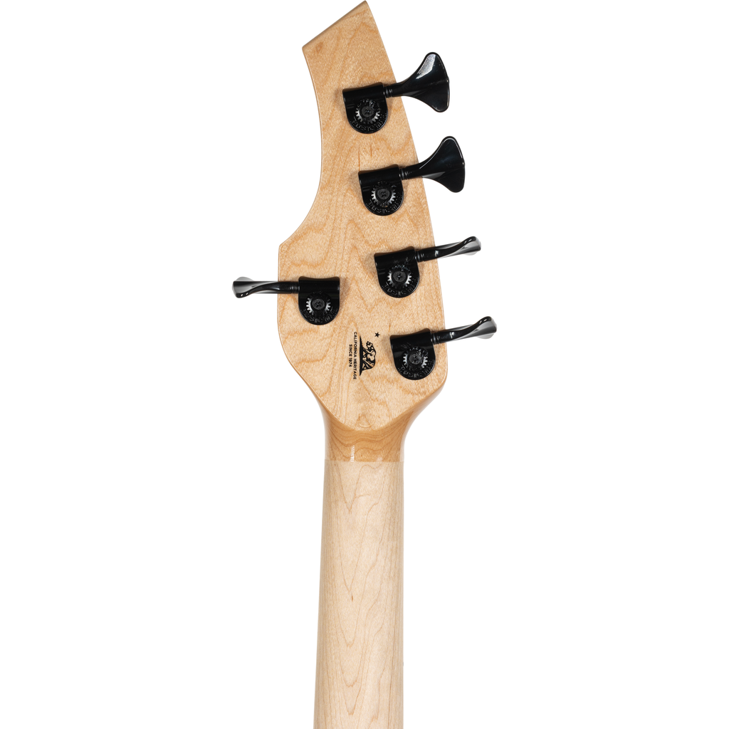 Ernie Ball Music Man Bongo 5 HH 5 String Bass - Mantis Green - View 6 | MusicMarket