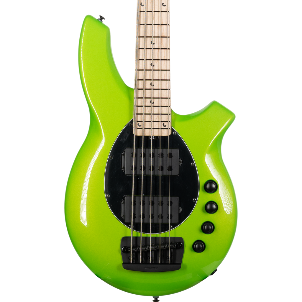 Ernie Ball Music Man Bongo 5 HH 5 String Bass - Mantis Green - MusicMarket