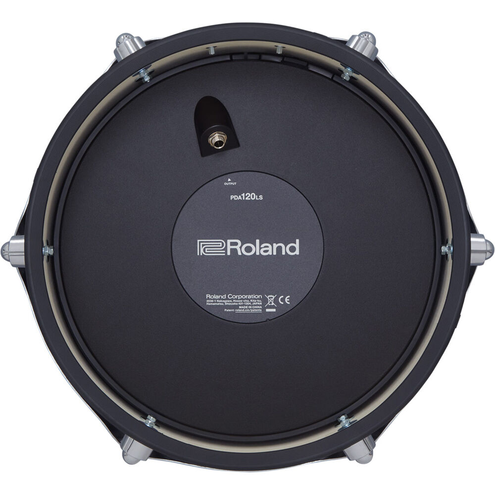 Roland PDA120LS-BK 12-inch Electronic Snare Drum Pad - Black - View 2 | MusicMarket