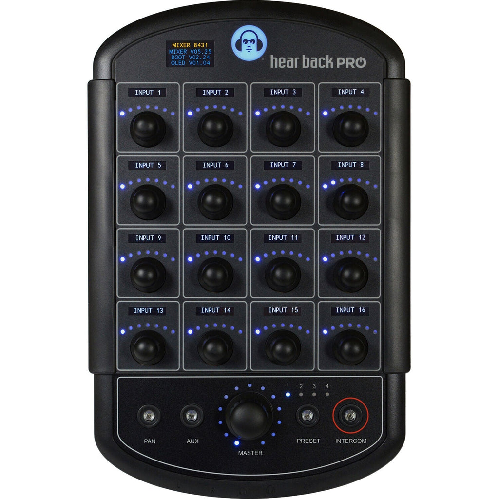 Hear Technologies Hear Back PRO Personal Monitor Mixer with PRO Digital Overlay - MusicMarket