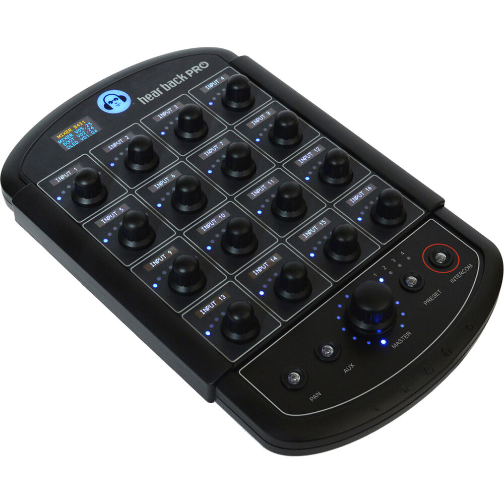 Hear Technologies Hear Back PRO Personal Monitor Mixer with PRO Digital Overlay - View 4 | MusicMarket