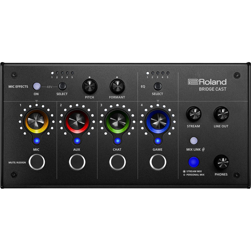 Roland BRIDGE CAST Dual-Bus Streaming/Gaming Mixer | MusicMarket ...