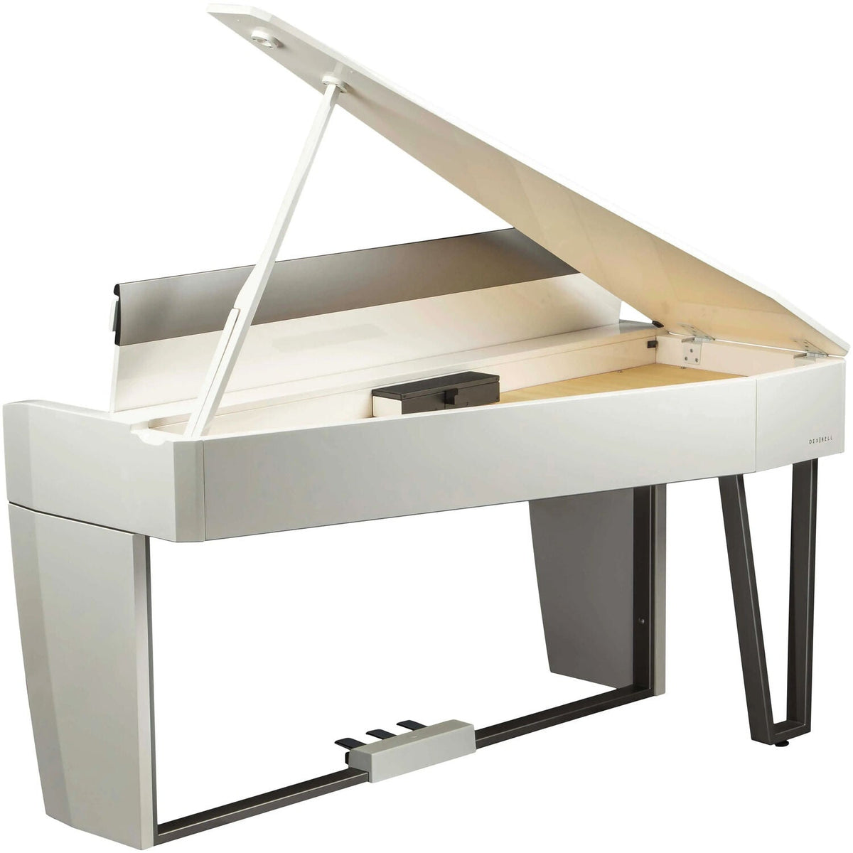 Dexibell VIVO H10MG Digital Mini Grand Piano with Bench (Polished White) - View 4 | MusicMarket
