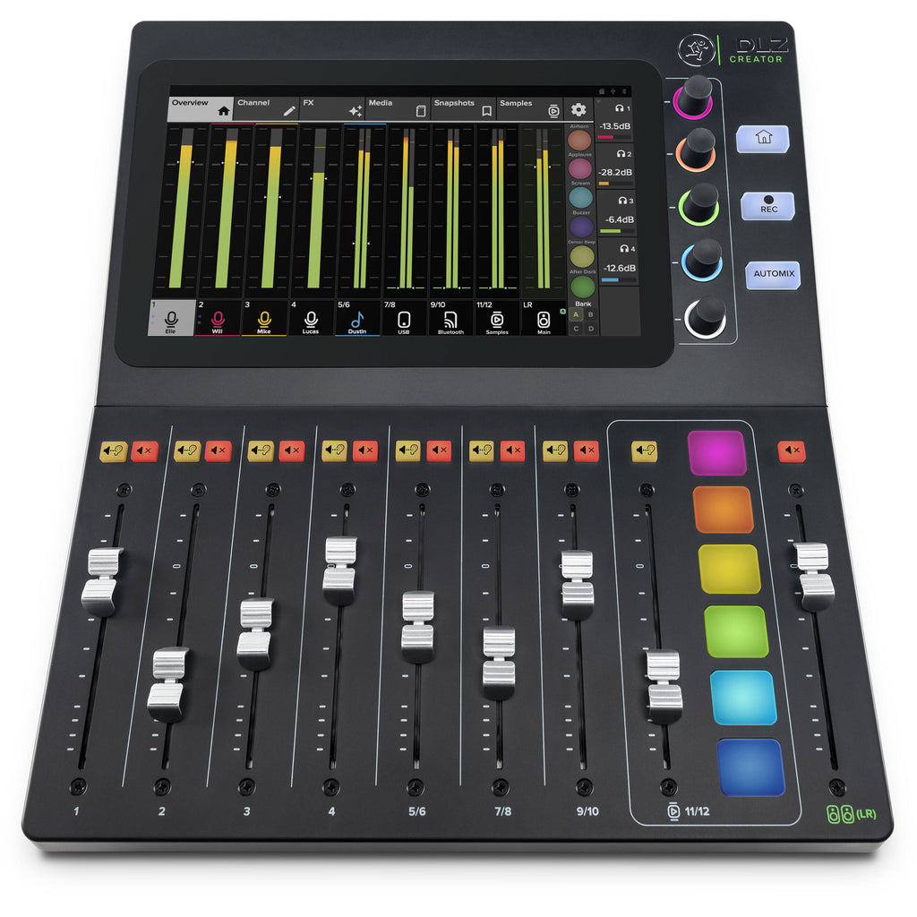 Mackie DLZ Creator 12 Channel Mixer - View 2 | MusicMarket