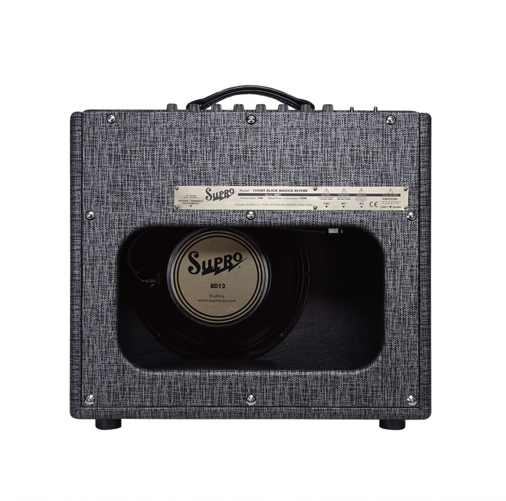 Supro 1969RT Black Magick Reverb 25-Watt 1x12" Combo Amplifier - MusicMarket