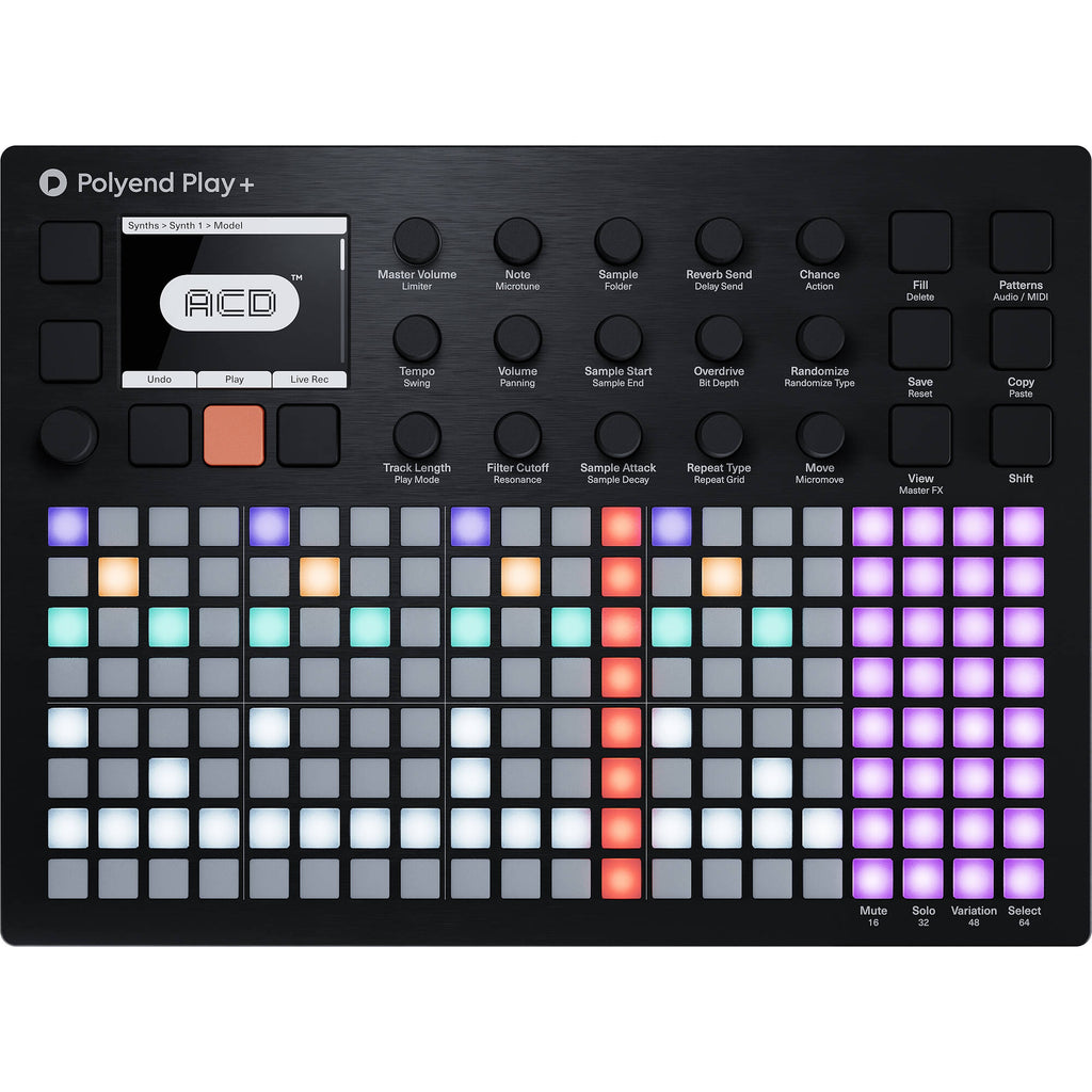 Polyend Play+ Compact Standalone Sampler and MIDI Groovebox - MusicMarket