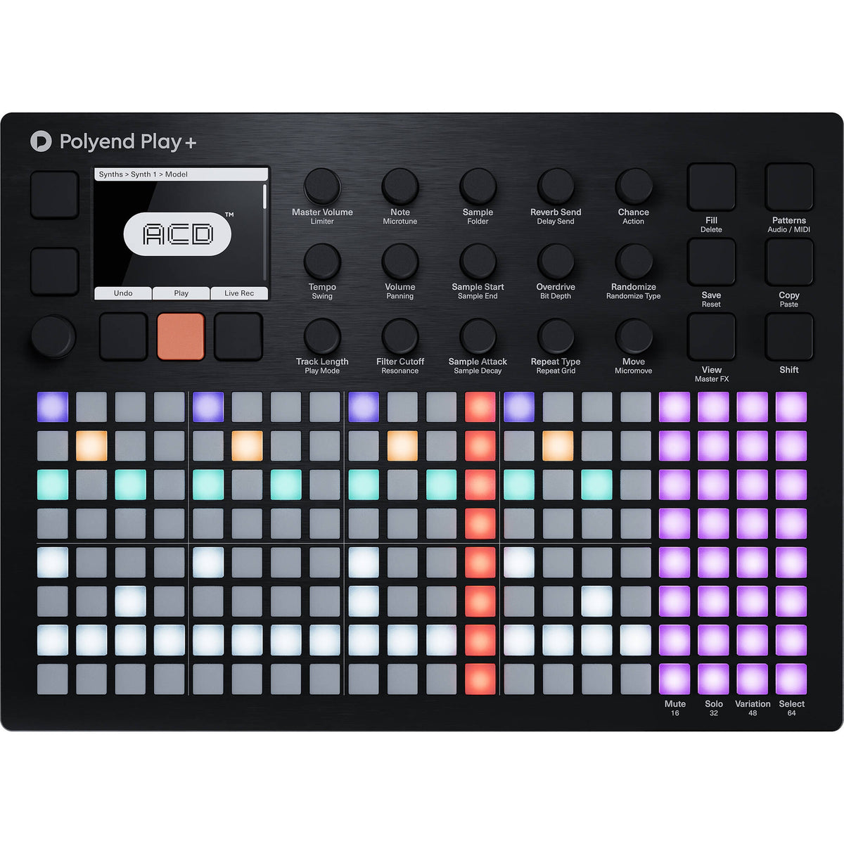 Polyend Play+ Compact Standalone Sampler and MIDI Groovebox - MusicMarket