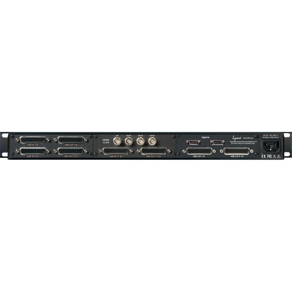 Lynx Studio Technology 24 Channels Line, 16 Channels AES, 32 Channels HD2 - View 3 | MusicMarket