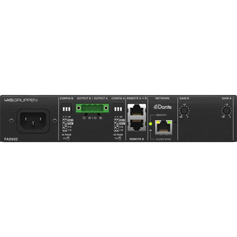 Lab Gruppen FAD602 Commercial 60W Amplifier with Direct-Drive Technology - View 5 | MusicMarket
